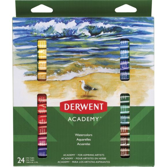 Derwent Academy Watercolor Pencils Set of 24 - The Oil Paint Store