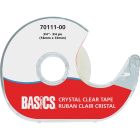 Basics&reg; Crystal Clear Tape Dispenser 3/4" (18 mm x 33 m)