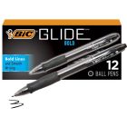 Bic Glide Velocity Bold Retractable Ball Pen - Black
