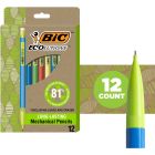 BIC Ecolutions HB Mechanical Pencil, 81% Recycled Plastic, Medium Point (0.7 mm), 100% Recycled Packaging, 12 Count Pack