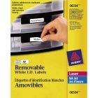 Avery&reg; Removable ID Labels for Laser and Inkjet Printers, 1¾" x ½"