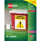 Avery&reg; Durable ID Labels with TrueBlock&trade; Technology for Laser Printers, 8½" x 11"