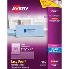 Avery&reg; Rectangle Clear Labels with Easy Peel&reg; 1?" x 4" , for Laser/Inkjet Printers