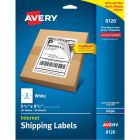 Avery&reg; White Rectangle Labels TrueBlock&reg;, 8½" x 5½" , for Laser and Inkjet Printers