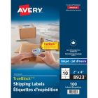 Avery&reg; White Rectangle Labels with Sure Feed&trade; Technology TrueBlock&reg;, 2" x 4" , for Laser and Inkjet Printers