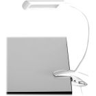 Safco White 6W Clamp-On LED Task Light with Flexible Arm & 3-Step Dimmer