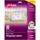 Avery&reg; Clear Shipping Labels, Sure Feed, 3-1/3" x 4" 300 Labels (15664)