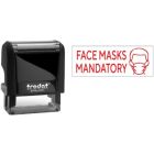 Trodat 4911 Self-Inking Stamp - Face Masks