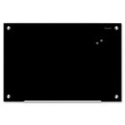 Quartet Infinity Magnetic Glass Dry-Erase Board 48" x 72" Black