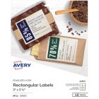 Avery&reg; Rectangle Labels, Print to the Edge, Pearlized Ivory, 3" x 3-3/4" , 48 Labels (22823)