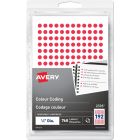 Avery&reg; Removable Colour Coding Labels Handwrite, ¼" , Red
