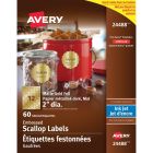 Avery&reg; Embossed Scallop Labels