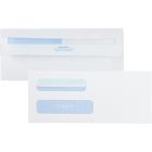 Quality Park No. 8-5/8 Double Window Security Tint Envelopes with Redi-Seal&reg; Self-Seal