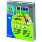Maxell DVD-SL5 DVD Slim Storage Boxes