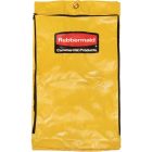 Rubbermaid Commercial 24 Gal Janitorial Cleaning Cart Vinyl Bag Traditional, Yellow