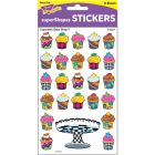 Trend Colored Cupcake Bakeshop Stickers