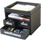 Victor Midnight Black Collection Tidy Tower Organizer