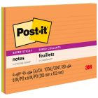 Post-it&reg; Super Sticky Lined Meeting Notepads