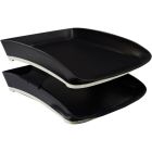 Storex Two-Tier Letter Tray
