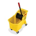 Rubbermaid Tandem Bucket and Wringer Combo