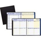 AT-A-GLANCE&reg; QuickNotes&reg; Weekly/Monthly Diary 9-7/8x8" Bilingual Black