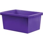 Storex 5.5 Gallon Storage Bins, Purple