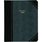 Brownline Daily Planner Hard Cover 8" x 6-1/2" , English, Green