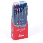 Pentel EnerGel Retractable Gel Pens 0.7 mm Assorted Colours 12/pkg