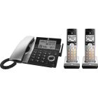 AT&T CL84207 DECT 6.0 Corded/Cordless Phone - Silver, Black