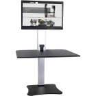Victor High Rise Electric Height Adjustable Standing Desk Workstation