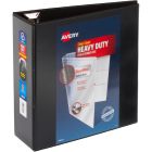 Avery&reg; Heavy Duty View Binder4" , One Touch&trade; Locking D Rings, Black
