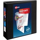 Avery&reg; Heavy Duty View Binder3" , One Touch&trade; Locking D Rings, Black