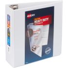 Avery&reg; Heavy Duty View Binder4" , One Touch&trade; Locking D Rings, White