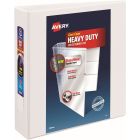 Avery&reg; Heavy Duty View Binder2" , One Touch&trade; Locking D Rings, White
