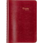 Brownline&reg; Essential Daily Diary Twin Wire 8x5" English Red