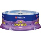 Verbatim 95484 DVD Recordable Media - DVD+R DL - 8x - 8.50 GB - 15 Pack Spindle