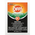 OFF! Deep Woods&reg; Insect Repellent Wipes - Deet Free
