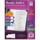 Avery&reg; Ready Index&reg; Table of Content Dividers for Laser and Inkjet Printers, 10 tabs