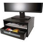 Victor Midnight Black Collection Wood Monitor Riser