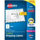 Avery&reg; Shipping Labels, Sure Feed, 3-1/2" x 5" , 400 Labels (5168)