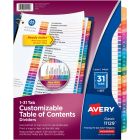 Avery&reg; Ready Index&reg; Table of Content Dividers for Laser and Inkjet Printers, 1-31
