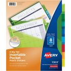 Avery Big Tab Insertable Plastic Dividers w/Pockets