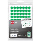 Avery&reg; Removable Colour Coding Labels Handwrite, ½" , Green