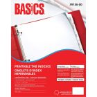 Basics&reg; Printable Tab Indexes Laser 8-Tabs 5 sets/pkg