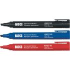 Basics Permanent Markers Chisel Tip Red 10/box
