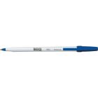 Basics&reg; Stick Pen Medium Point Blue 12/box