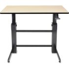 Ergotron WorkFit-D, Sit-Stand Desk (Birch Surface)
