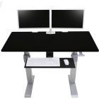 Ergotron WorkFit-DL 60, Sit-Stand Desk (Black)