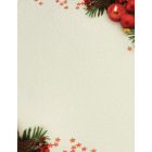 St. James&reg; Holiday Paper, Holiday Trimmings, 8 1/2" x 11" , 25 Per Package