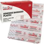 First Aid Central Plastic Adhesive Bandages (3/4"x3")